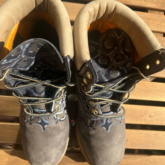 Custom Leopard Print Timberland Boots